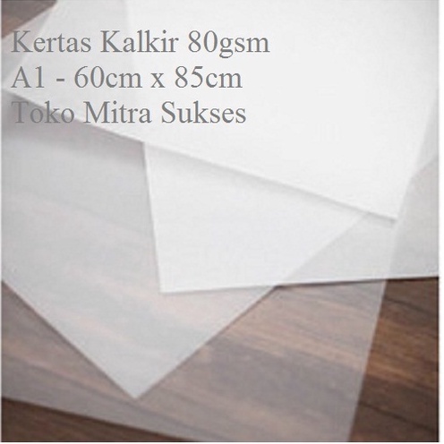 

sm Pasti Murah 5 Lembar Kertas Kalkir 8gsm A1 6cm x 85cm D7