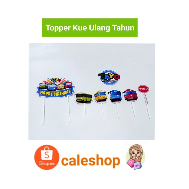 Topper Kue Ulang Tahun Anak Tayo