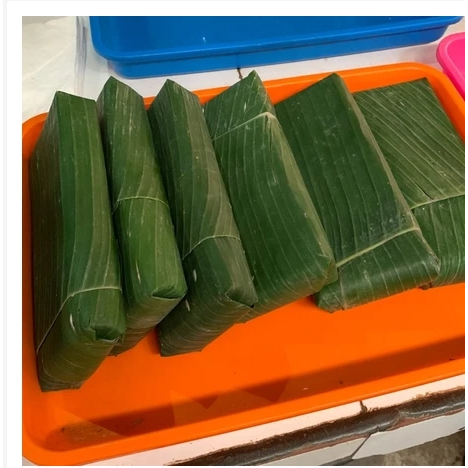 

Tempe bungkus daun pisang