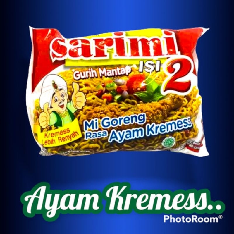 

Sarimi isi 2 ayam kremes