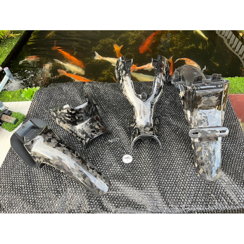 Body kasar suzuki shogun 125 FL RR new robot carbon forged | Body set shogun 125 SP FL RR New Robot 