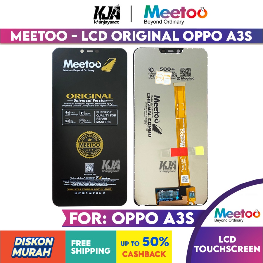 Promo LCD Original Oppo A3S CPH1803, CPH1853, CPH1805 LCD Touchscreen Hp ORI