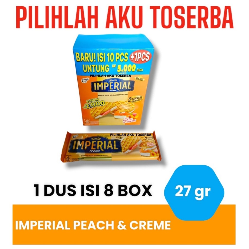 

IMPERIAL cream PEACH 27 gr - ( HARGA 1 BOX )