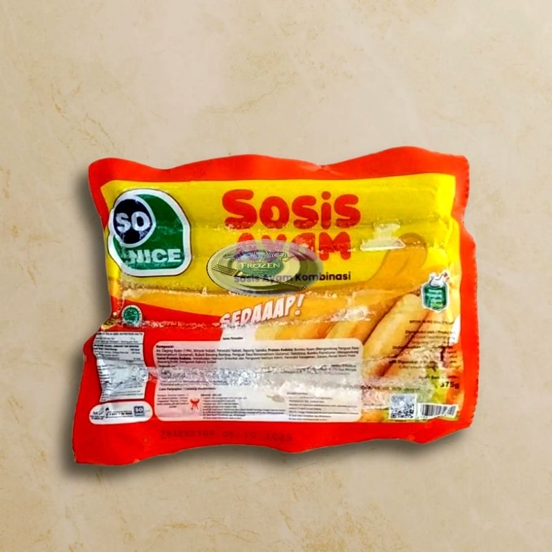 

So Nice Sosis Ayam sedap 500 gr / 1 kg