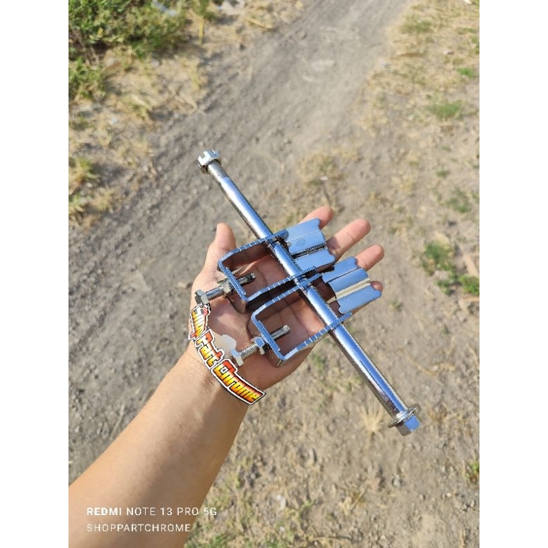 As roda belakang set Anting setelan rantai swing arem GL MAX GL PRO Ori crom celup