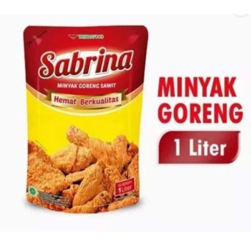 

minyak goreng sabrina 1 liter
