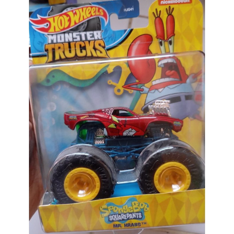 Hot Wheels Monster Trucks SpongeBob SquarePants Truck Sponge Bob Square Pants Patrick Squidward Plan
