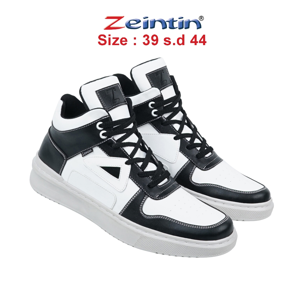 Zeintin - Sepatu Sneakers Pria Zeintin Sneakers Grey White Sintetis BL