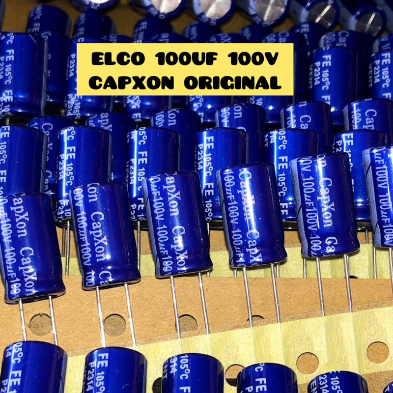 ELCO 100UF 100V CAPXON ORIGINAL