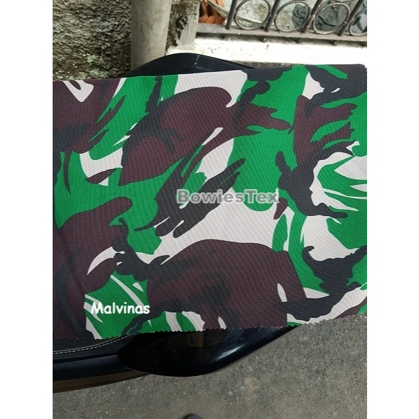 Kain Velbed Loreng Bahan Velbed WR Malvinas Velbed TNI Kasad Attack Tempur Waterproof Anti Air