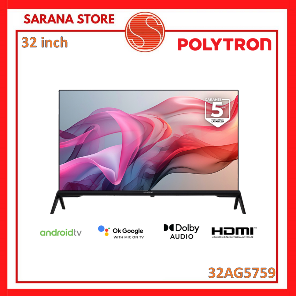 POLYTRON Smart Android LED TV 32 Inch – PLD 32AG5759
