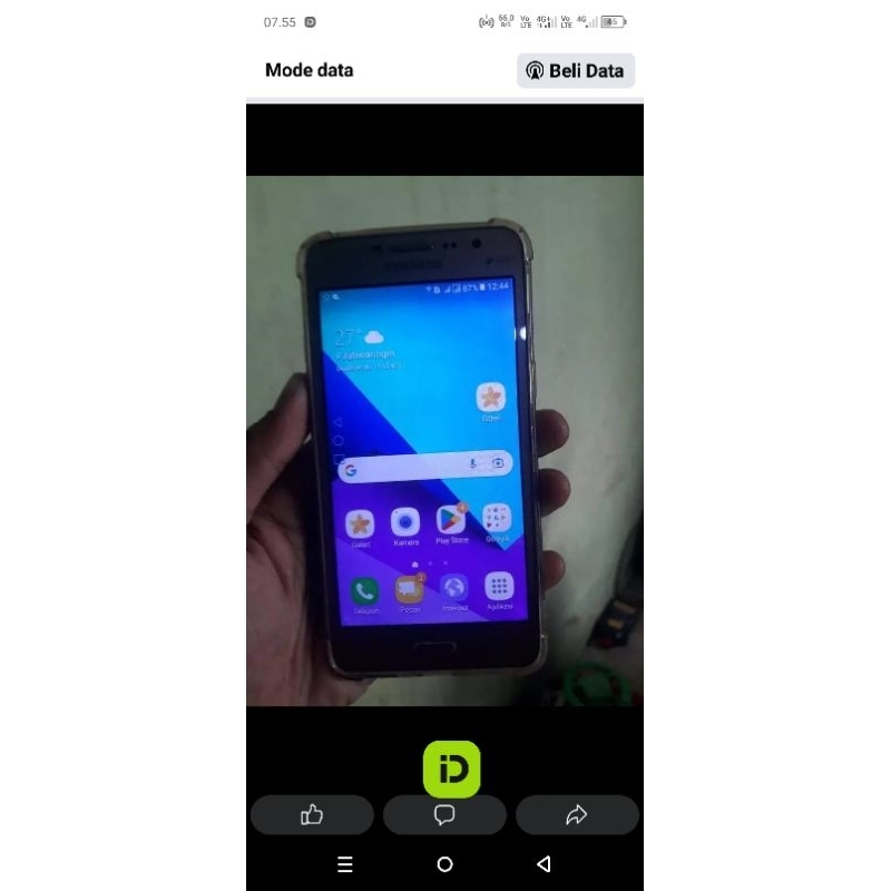 Samsung j2 prime minus