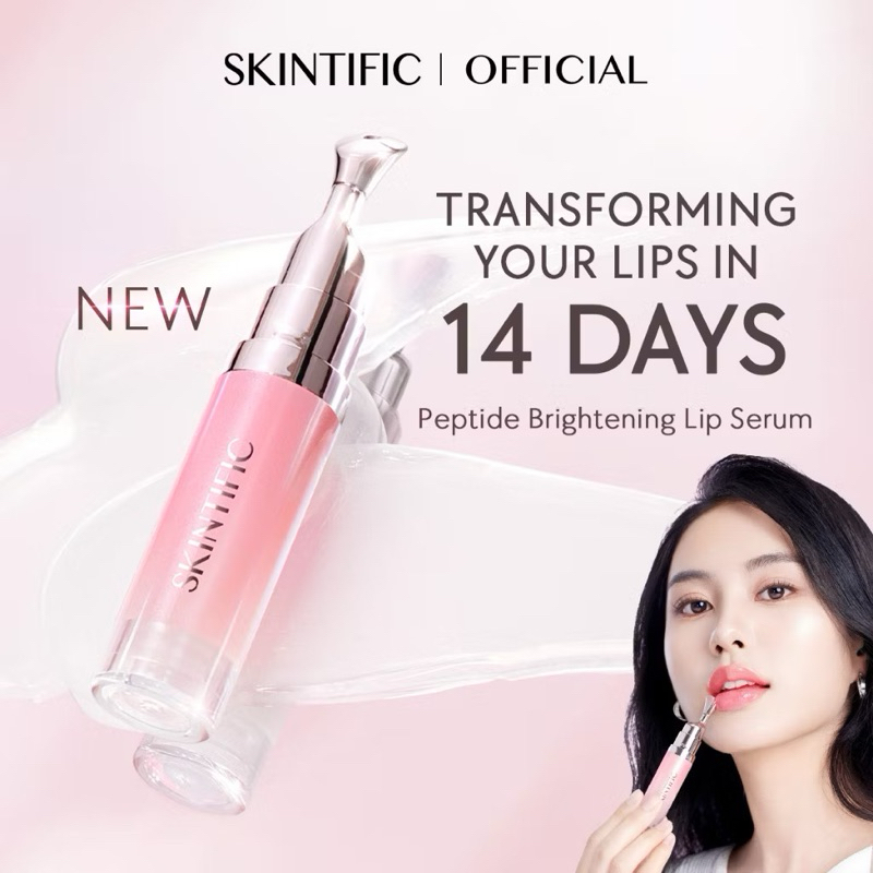 Skintific Peptide Brightening Lip Serum / Skintific lip serum / skintific brightening lip serum