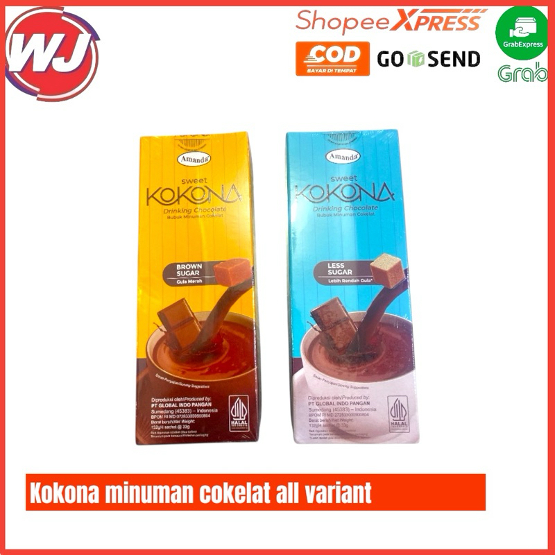 

KOKONA MINUMAN COKELAT ALL VARIANT 175 GRAM