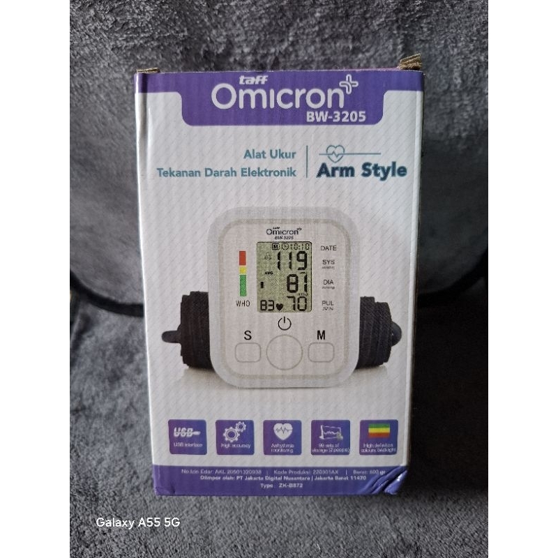 TM Alat Tensi Taff Omicron Bw 3205