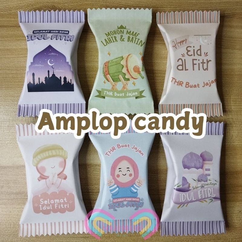 

Amplop Lebaran Candy [24pcs]/ Amplop lebaran lucu / amplop candy medium size / amplop lucu / angpao lebaran / amplop candy