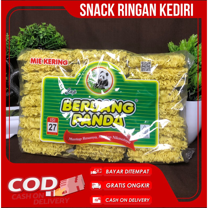 

mie kering murah cap beruang panda 500gr isi 27pcs / mie kering / mie instan / mie cap beruang panda