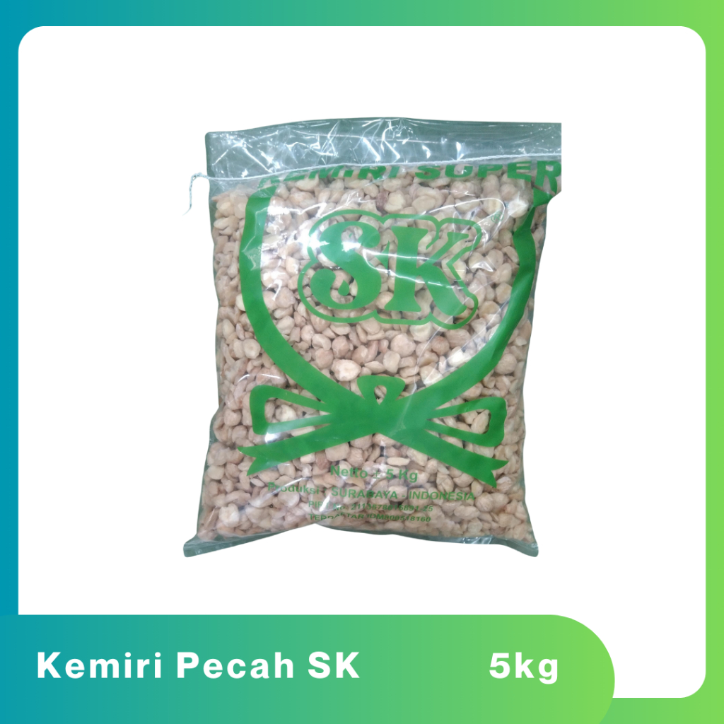 

kemiri pecah super SK 5kg terbaik