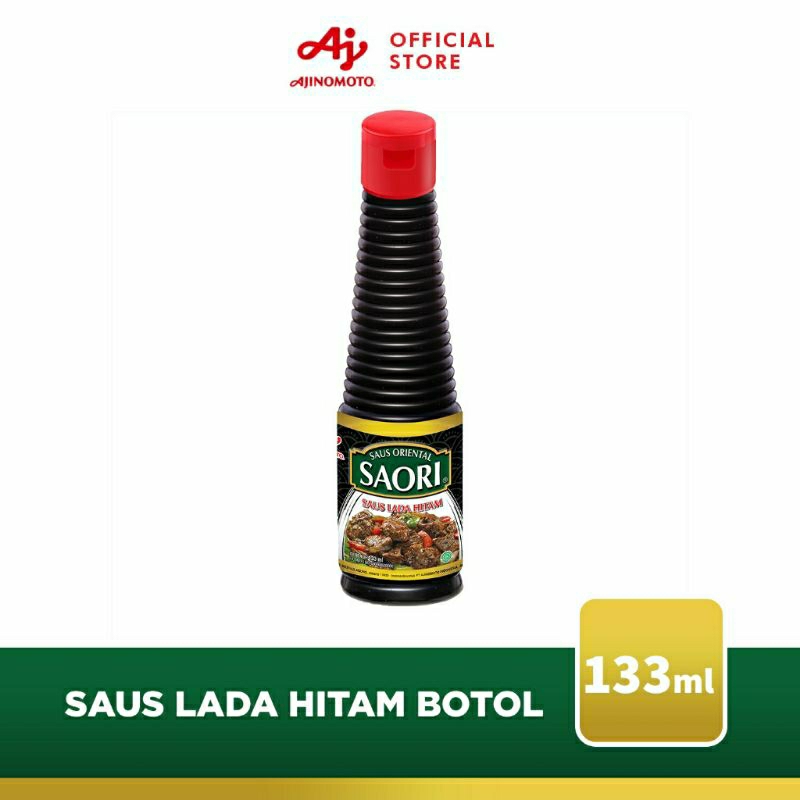 

SAORI SAUS TIRAM BOTOL 133ML // SAORI SAUS LADA HITAM 133ML // SAORI SAUS TERIYAKI 133ML