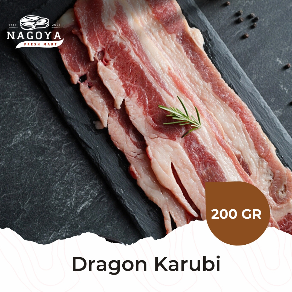 

Dragon Karubi Premium - Berlemak - 200 GR | Slice | Grill | BBQ