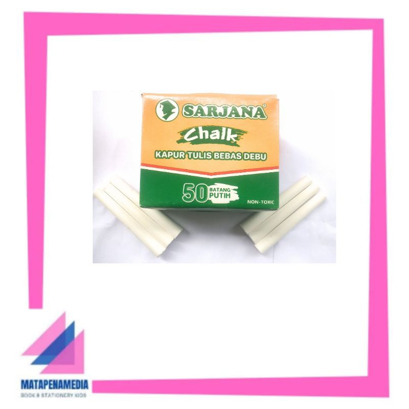 

Kapur Tulis Sarjana Isi 50 Batang