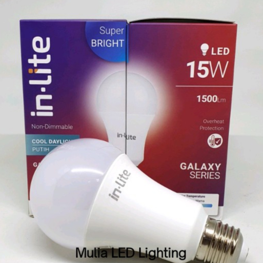 Inlite LED Bulb lampu bohlam Satuan 15 Watt 15Watt, 12 Watt 12Watt, 9 Watt 9Watt
