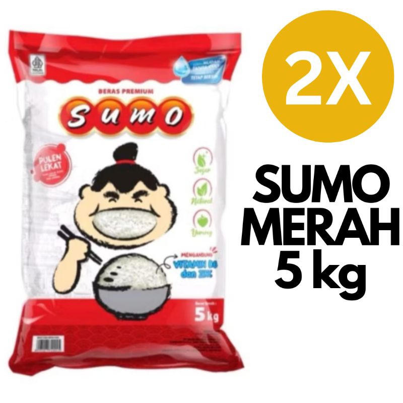 

BERAS SUMO MERAH 5 kg - 2 PAK ( KHUSUS INSTAN)