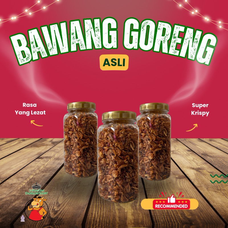 

Bawang Goreng Renyah /Bagor Aseli BREBES