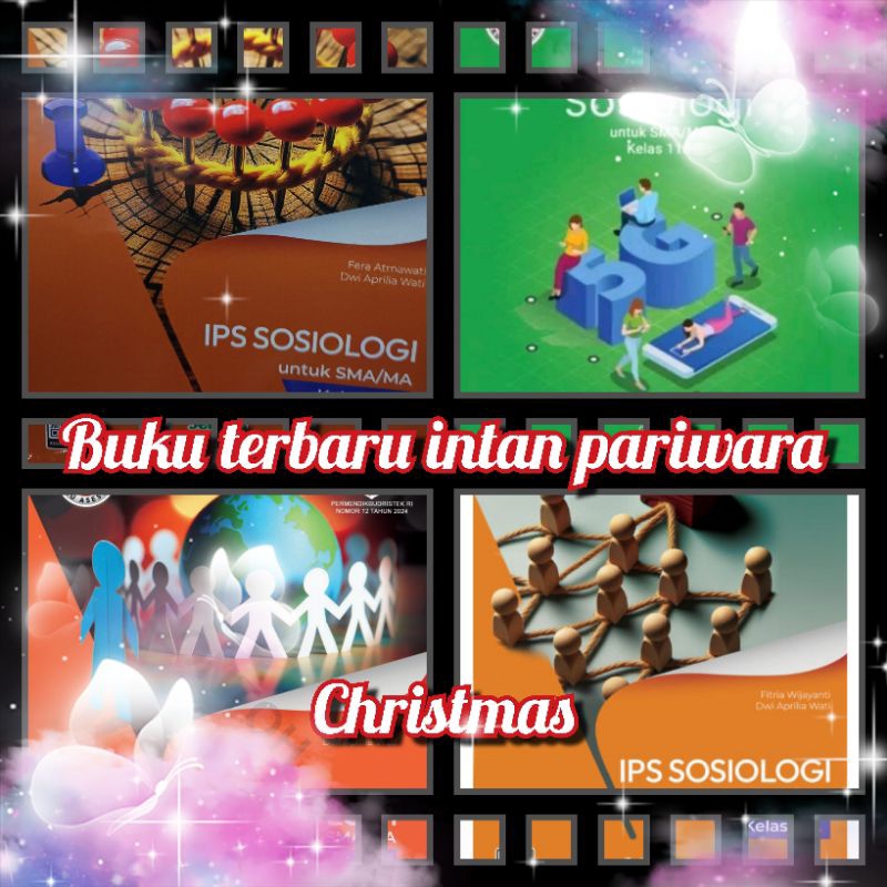 Buku lks/pr SMA sosiologi kelas 10,11 &12 semester 1 & 2  Intan pariwara tahun /2024/2025