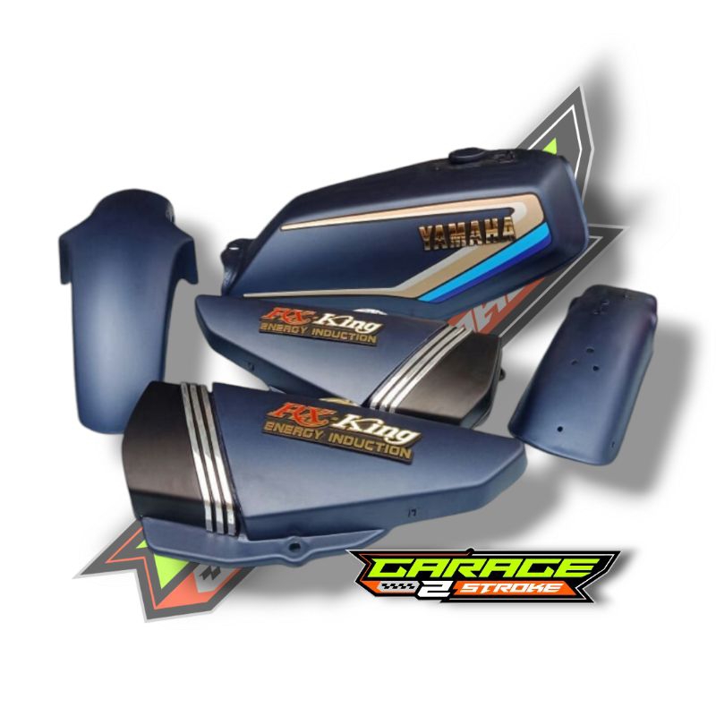 Body Bodi Set Yamaha RX King RXk Biru Doff
