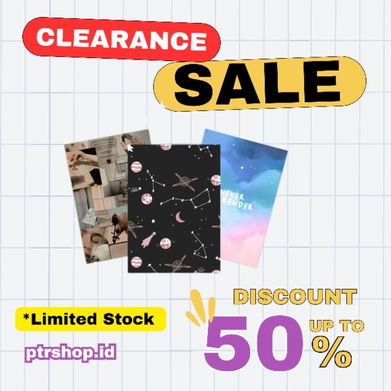 

[CLEARANCE SALE] SAMPUL BUKU BOOK COVER A5 B5 [ptrshop.id]