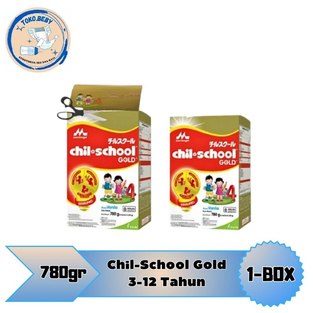 

Chil School Gold 4 Usia 4-12 Tahun Vanila/Strawberry/Coklat/Madu 780gr/toko.beby