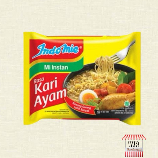

Indomie Mi Instan | Indomie Kuah Rasa Kari Ayam Per 1pcs