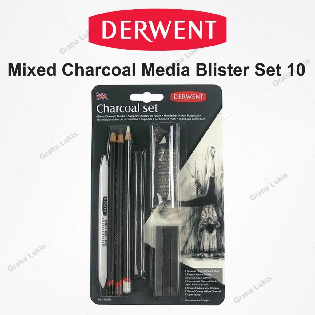 

Derwent Mixed Charcoal Media Blister Set 10 - 2300675