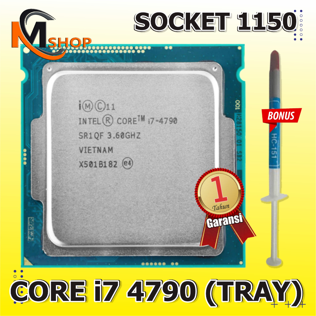 Processor Prosesor Intel Core i7 4790 i7 4770 Haswell Socket LGA 1150
