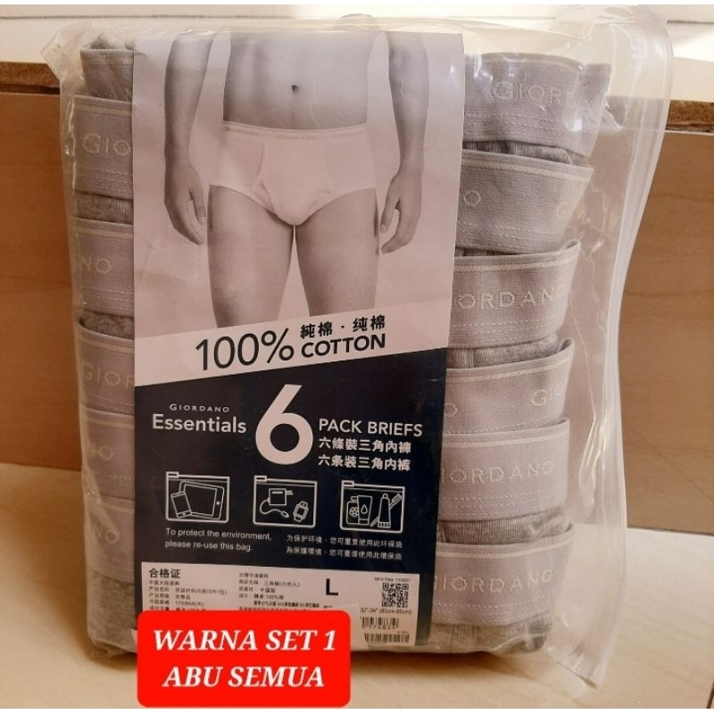 Celana Dalam Pria Giordano isi 6