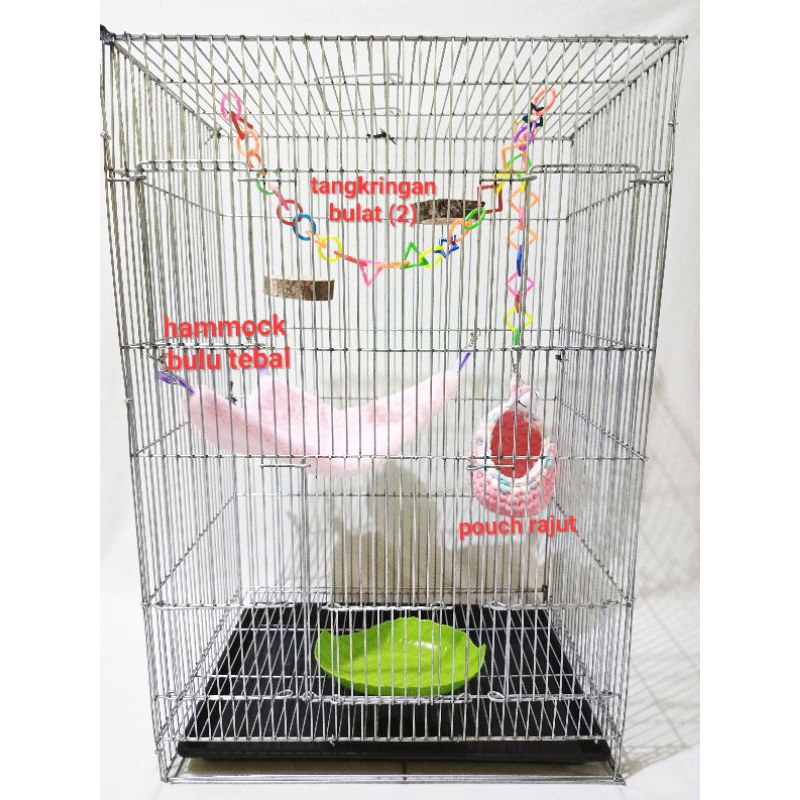 REDI Kandang Sugar Glider / Kandang Burung Koloni Lovebird / kandang galvanis besi kokoh, anti karat