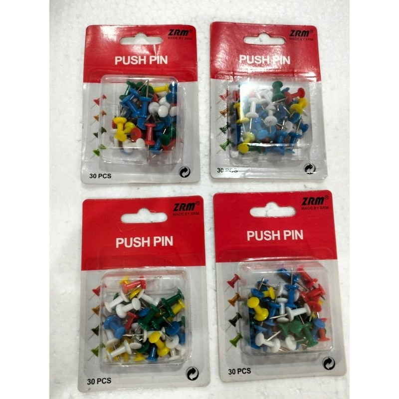 

PUSH PIN P30 merk ZRM PUSH PIN DOF PUSH PIN WARNA WARNI PUSH PIN CANTIK PUSH PIN MURAH