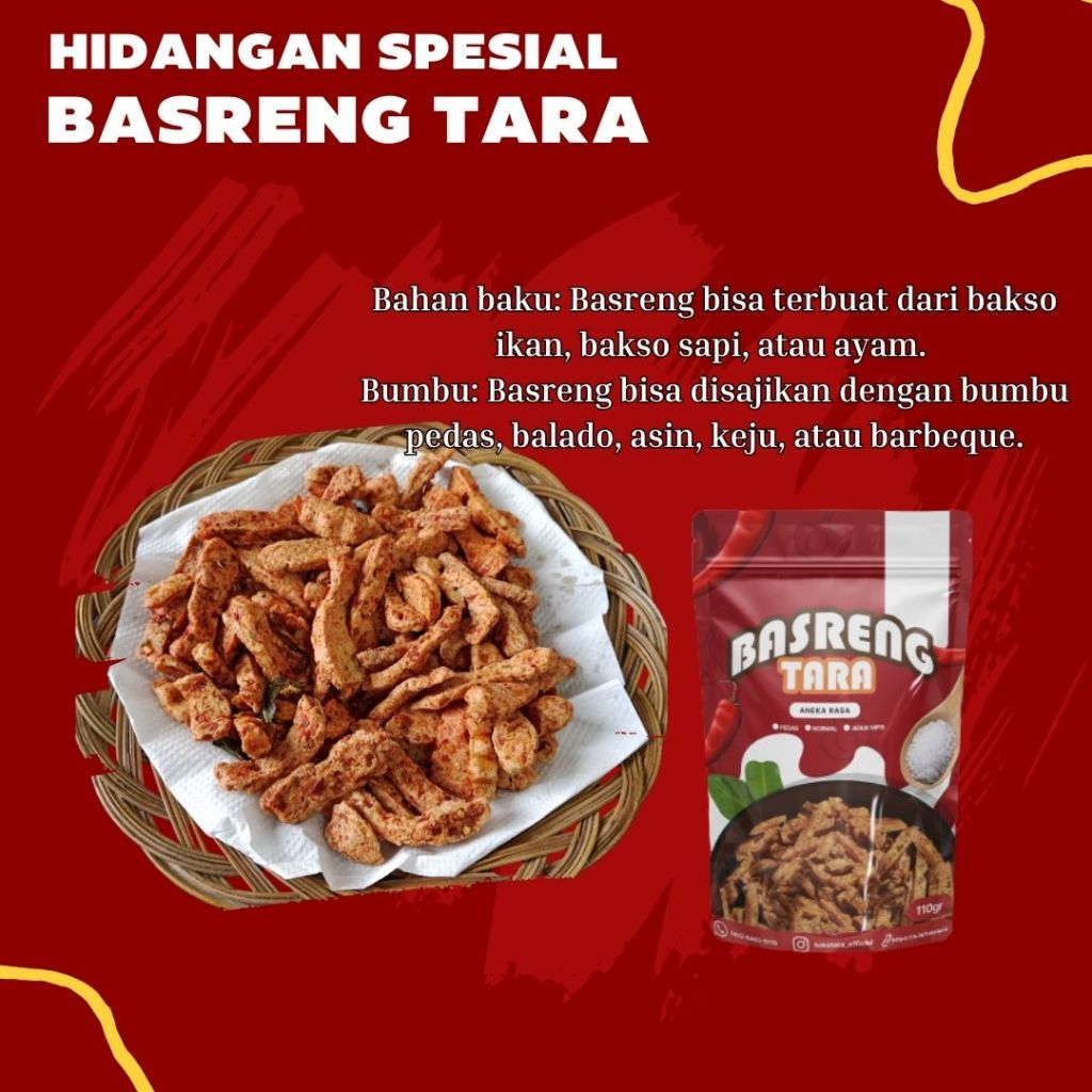 

Cemilan basreng tara