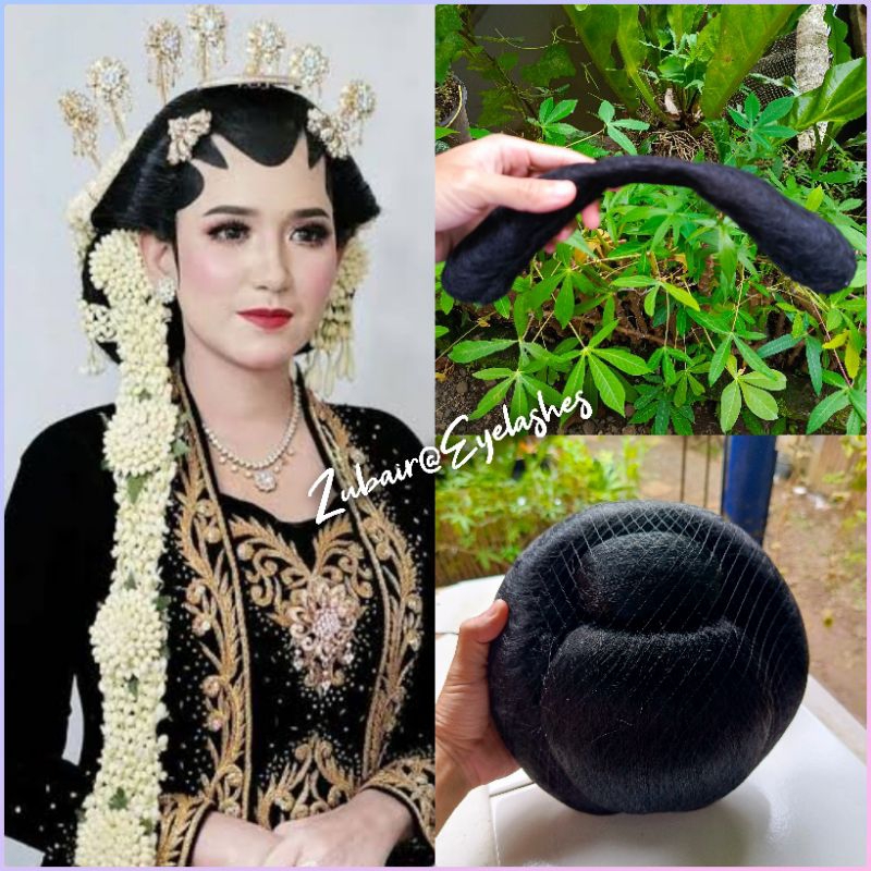 Satu Set Sanggul Pengantin Jawa(Sanggul Jawa + Subal Solo)