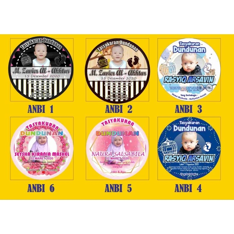 Stiker Dundunan / Stiker Tedak Siten