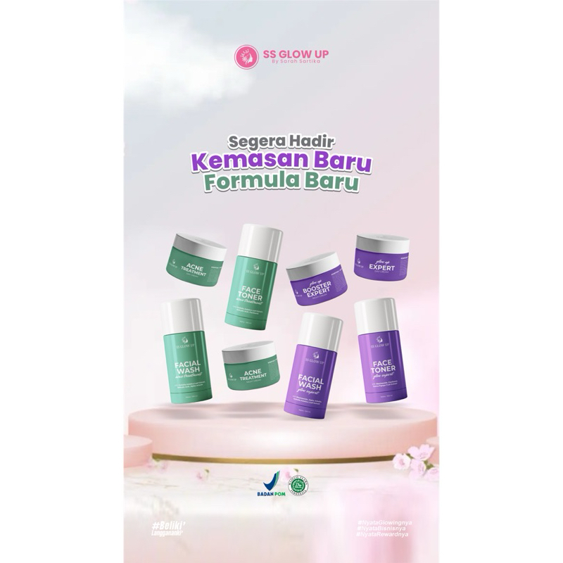 PAKET BPOM SS GLOW UP READY