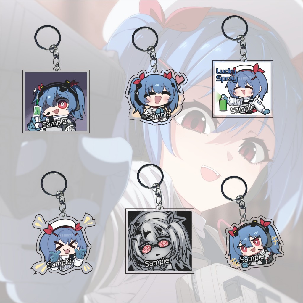 Gantungan Kunci Girls' Frontline Exilium Colphne ALL - Ganci - Key Chain - Anime - Game