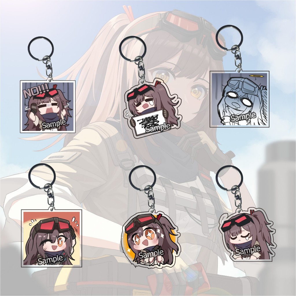 Gantungan Kunci Girls' Frontline ExiliumMayling ALL - Ganci - Key Chain - Anime - Game