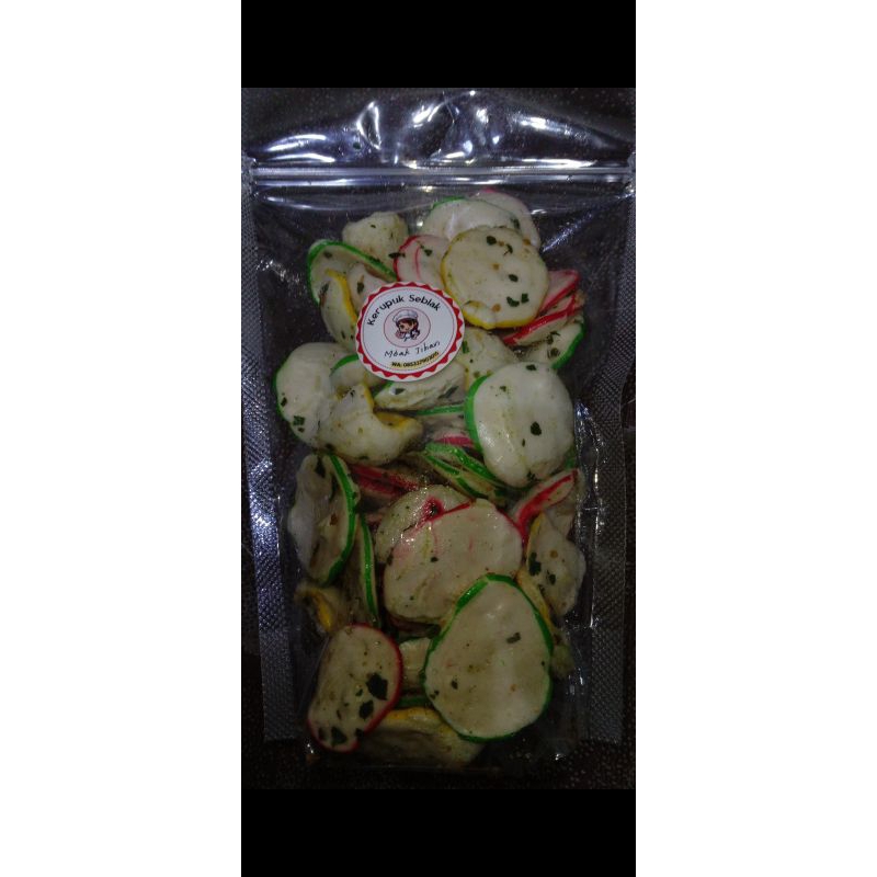 

kerupuk seblak daun jeruk kencur /tidak pedas 100gram