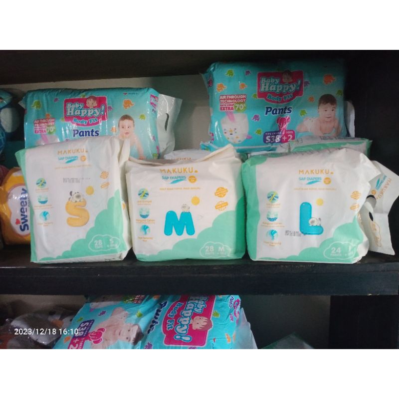 Pampers makuku size M