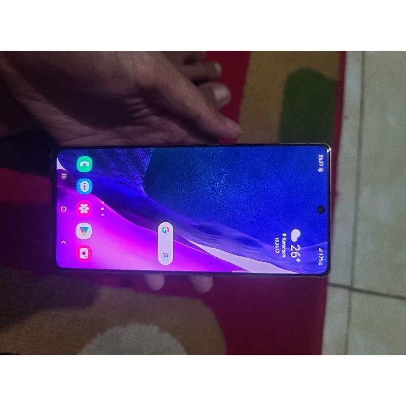 lcd samsung note 20 biasa ori set frame
