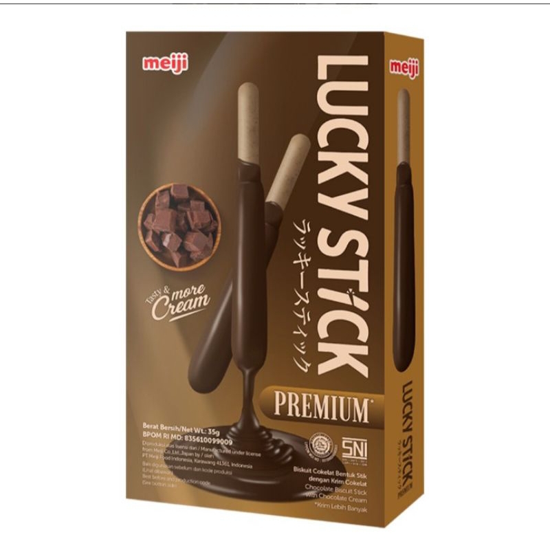 

Lucky Stick Biskuit Stick Cokelat Premium 35 g