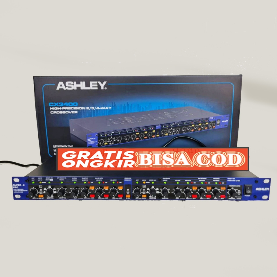 crossover ashley plus Limiter ashley cx3400 cx 3400 Super-X pro original
