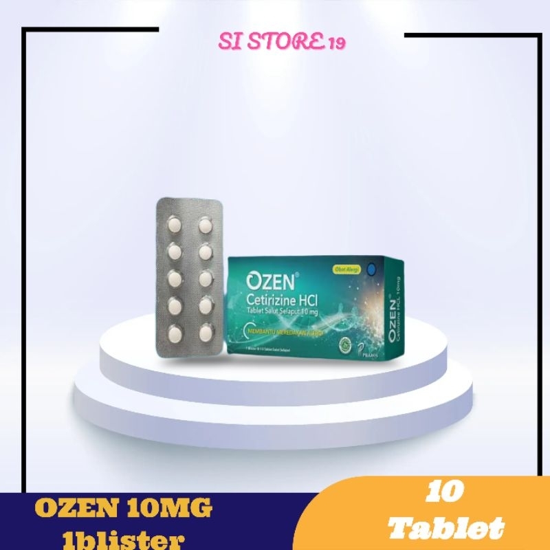 Obat alergi OZEN 10MG  TAB 10